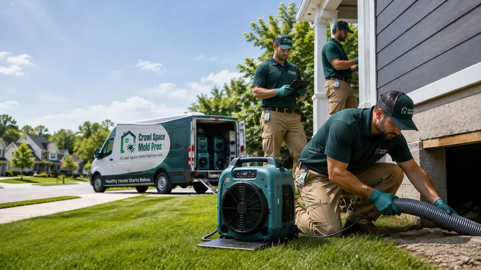 Crawl Space Mold Removal in Lakota, IA